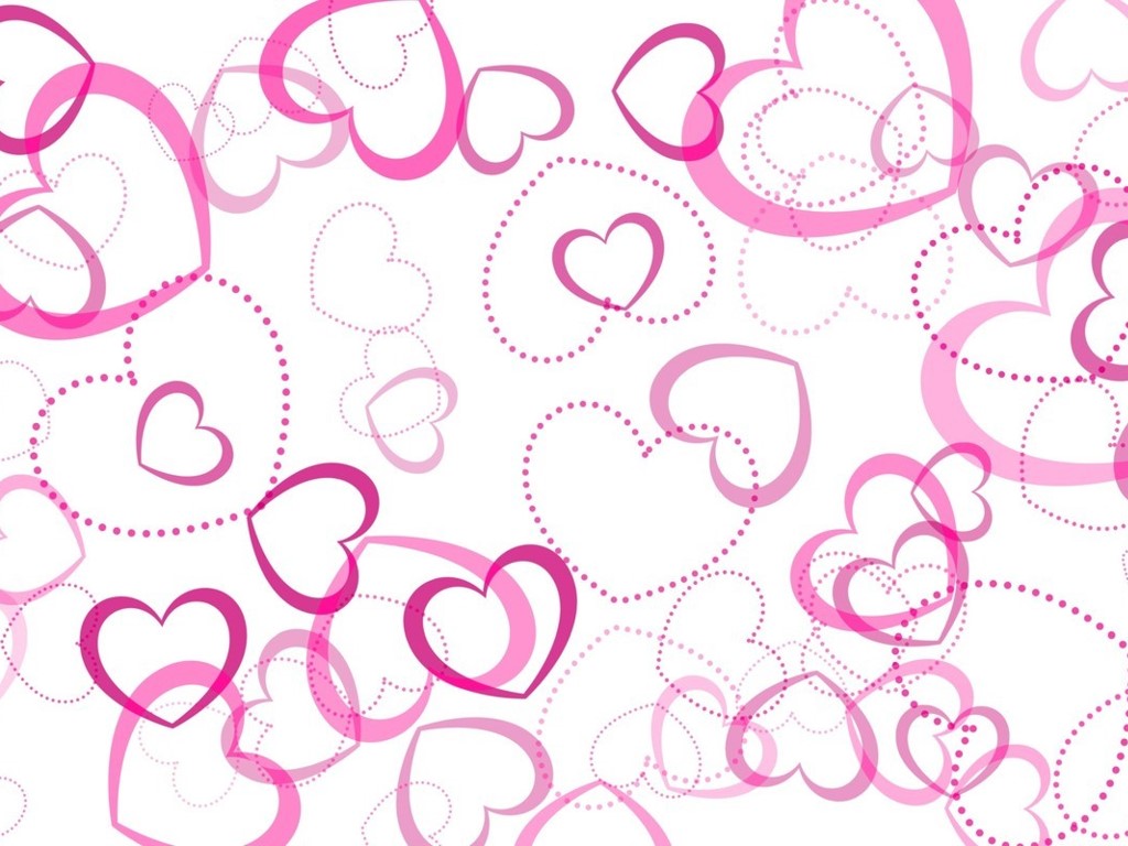 Pink Hearts - Fondos De Pantalla Rosados De Corazones , HD Wallpaper & Backgrounds