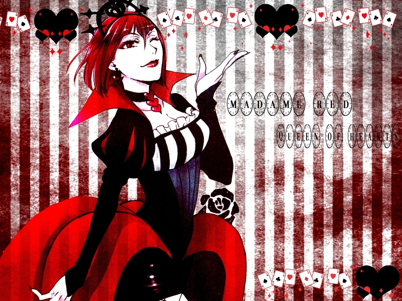 Kuroshitsuji Images Kuroshitsuji Hd Wallpaper And Background - Alice In Wonderland Anime Queen Of Hearts , HD Wallpaper & Backgrounds