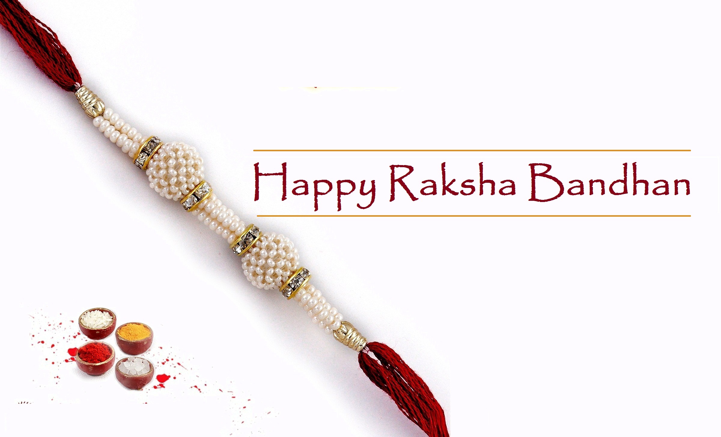 Download Rakhi Image - Happy Raksha Bandhan Images Hd , HD Wallpaper & Backgrounds