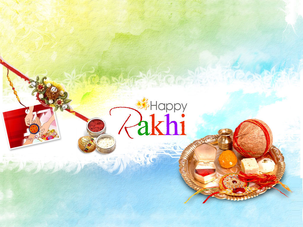 Happy Rakhi Wallpaper - Happy Raksha Bandhan Rakhi , HD Wallpaper & Backgrounds