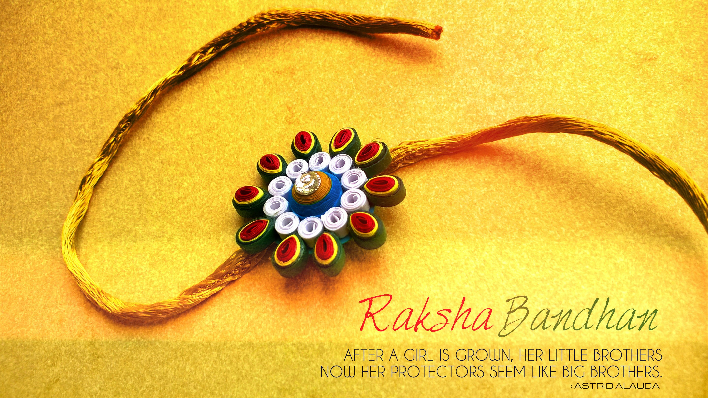 Raksha Bandhan Beautiful Rakhi - Beautiful Images Of Rakhi , HD Wallpaper & Backgrounds
