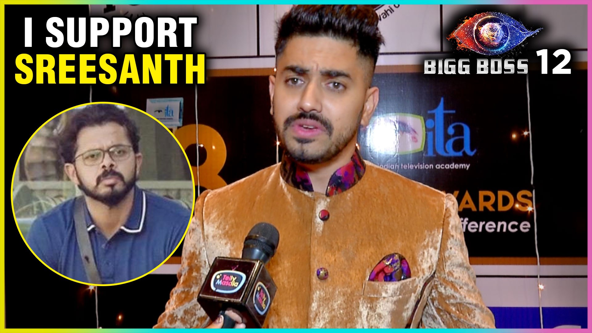 Zain Imam Supports Sreesanth - Photo Caption , HD Wallpaper & Backgrounds