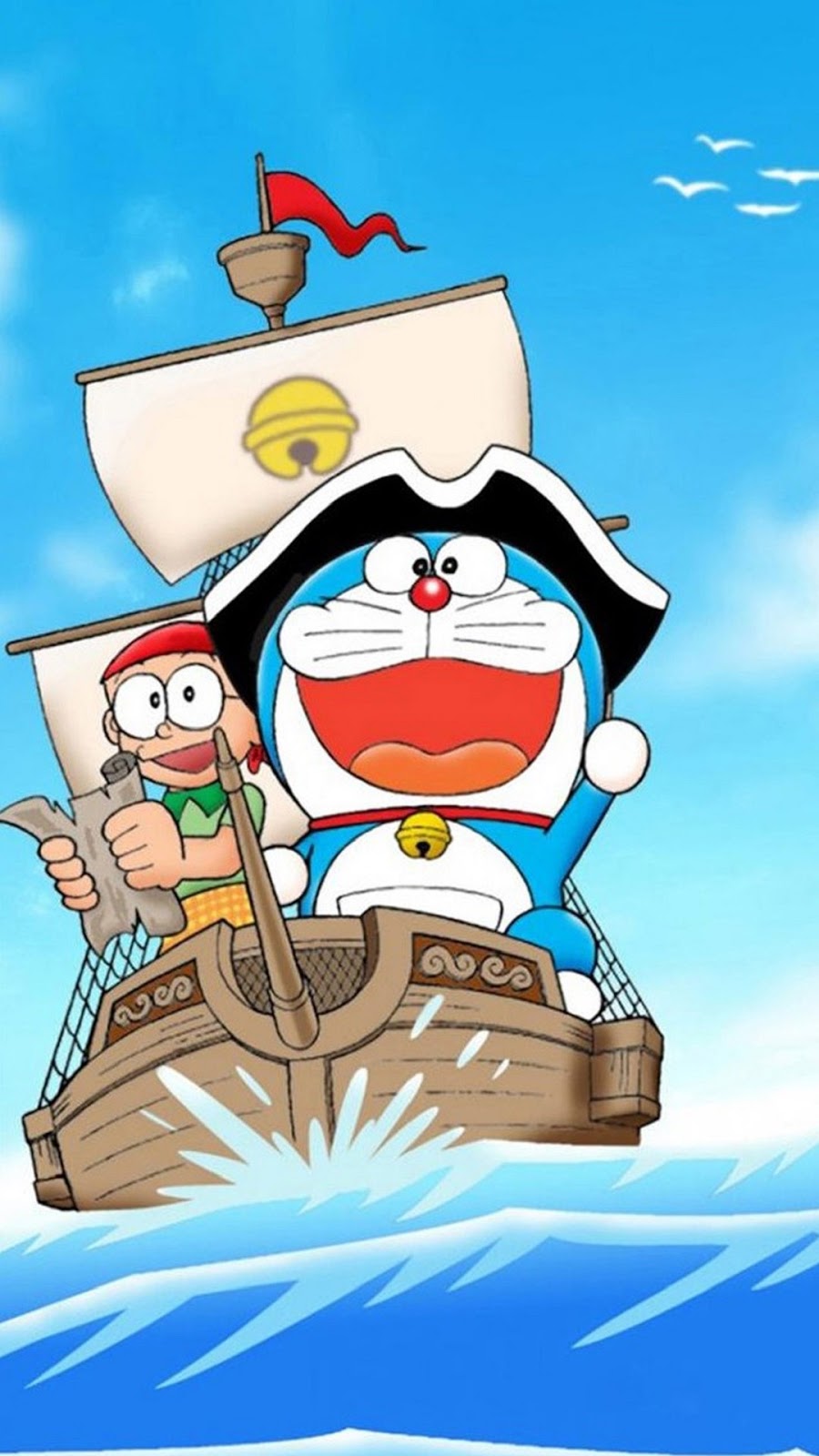 Cute And Funny Cartoon Wallpapers Of Shin-chan, Nobita, - Doraemon Hd Wallpaper Phone , HD Wallpaper & Backgrounds