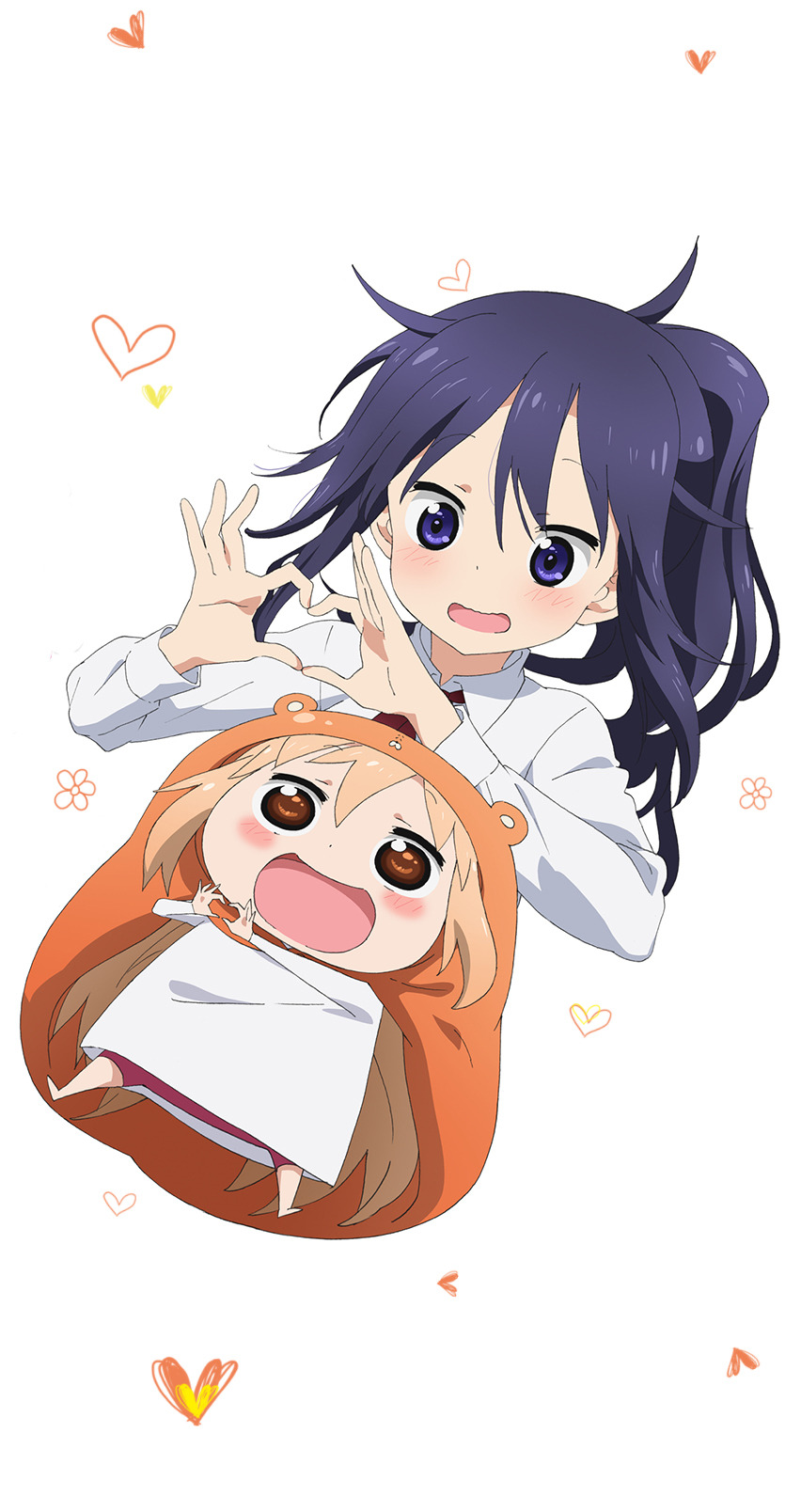 Wallchan Umaru Himouto Umaru Chan Umaru Doma Umaru - Umaru And Kirie , HD Wallpaper & Backgrounds