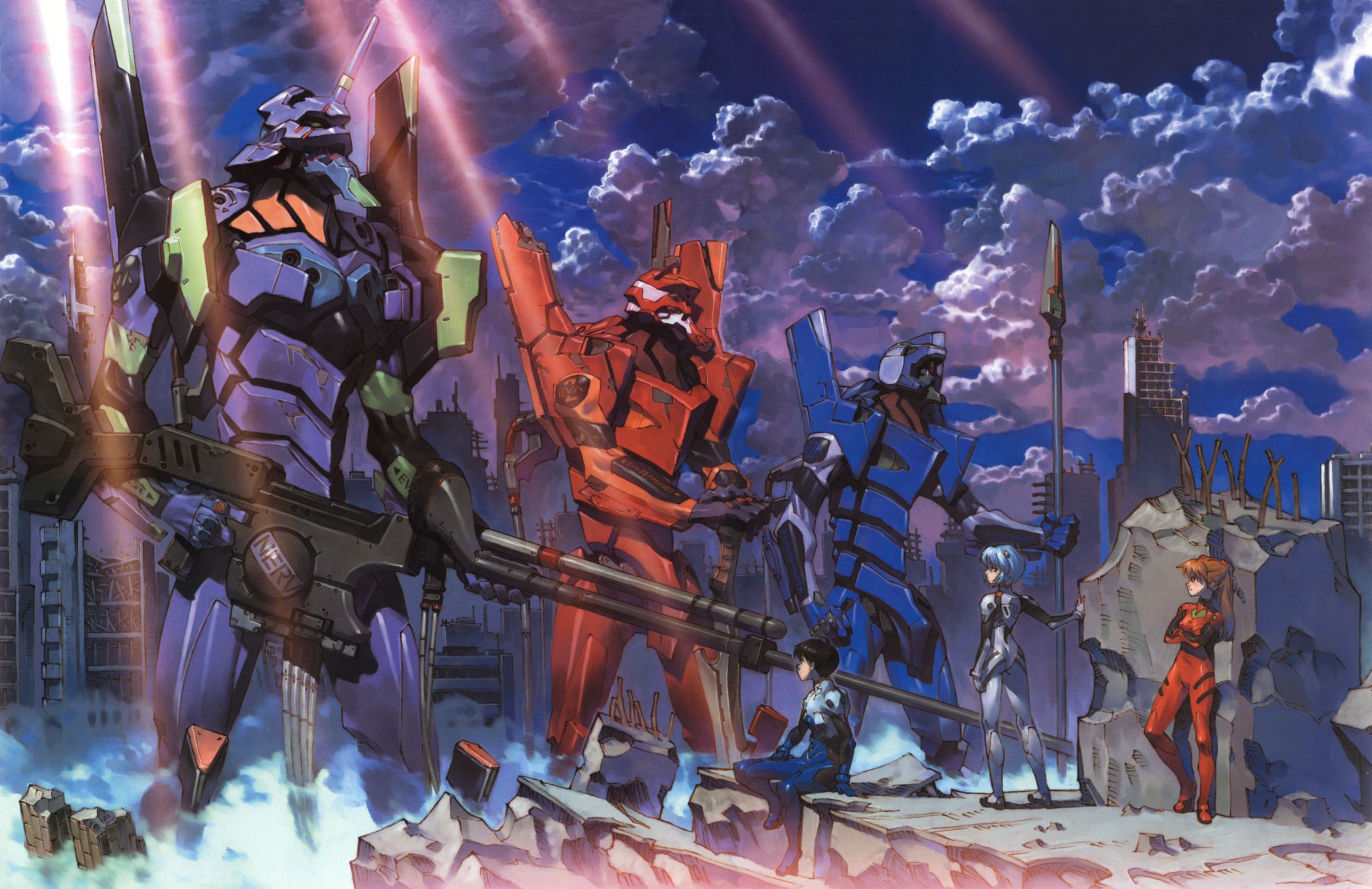 Neon Genesis Evangelion Wallpaper - Neon Genesis Evangelion Epic , HD Wallpaper & Backgrounds