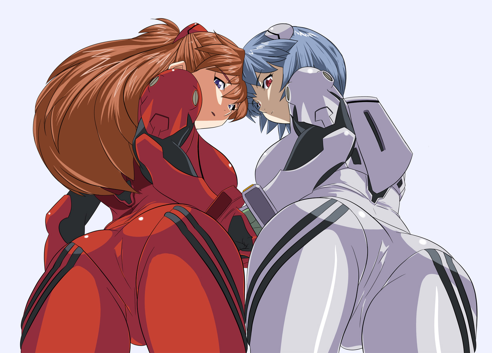 Neon Genesis Evangelion Wallpaper - エヴァンゲリオン お 尻 , HD Wallpaper & Backgrounds