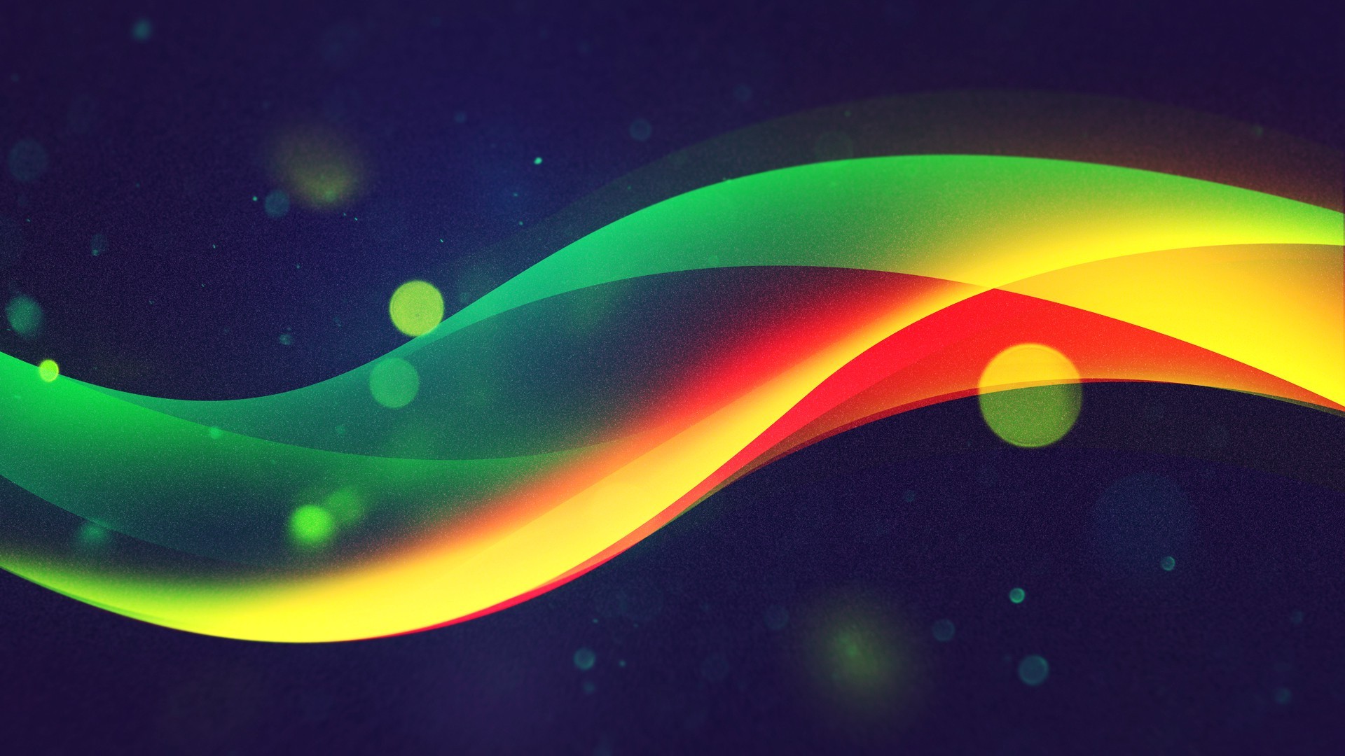 Waves, Green, Yellow, Red, Abstract Wallpapers Hd / - Wallpaper , HD Wallpaper & Backgrounds