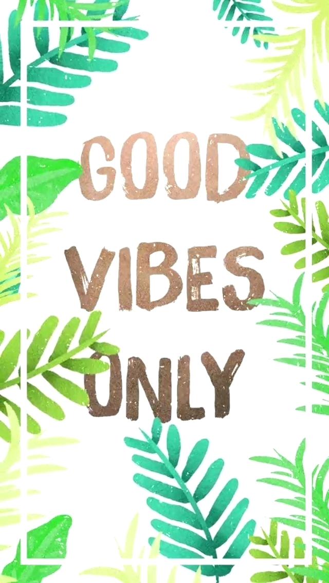 Positive Vibes Wallpaper Tumblr Good Vibes Summer Wallpaper - Good Vibes Only Background , HD Wallpaper & Backgrounds