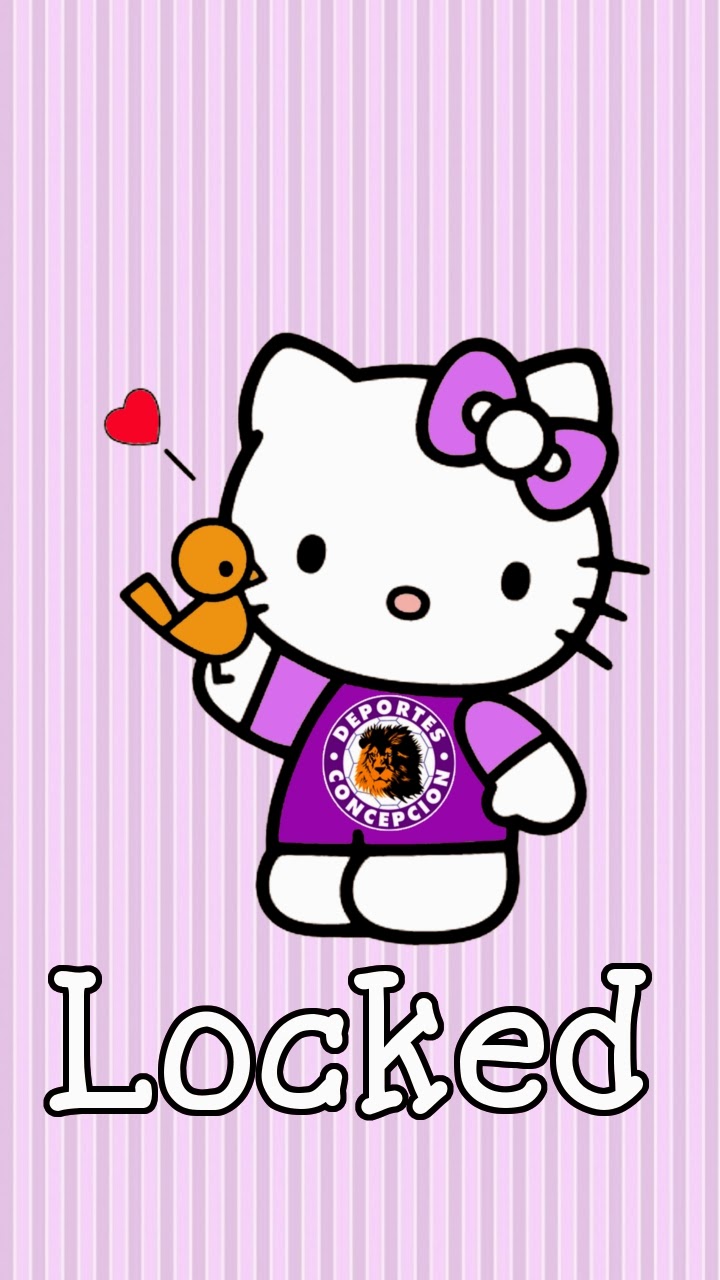 Hello Kitty Lock Screen Wallpaper - Hello Kitty Clipart Coloring , HD Wallpaper & Backgrounds