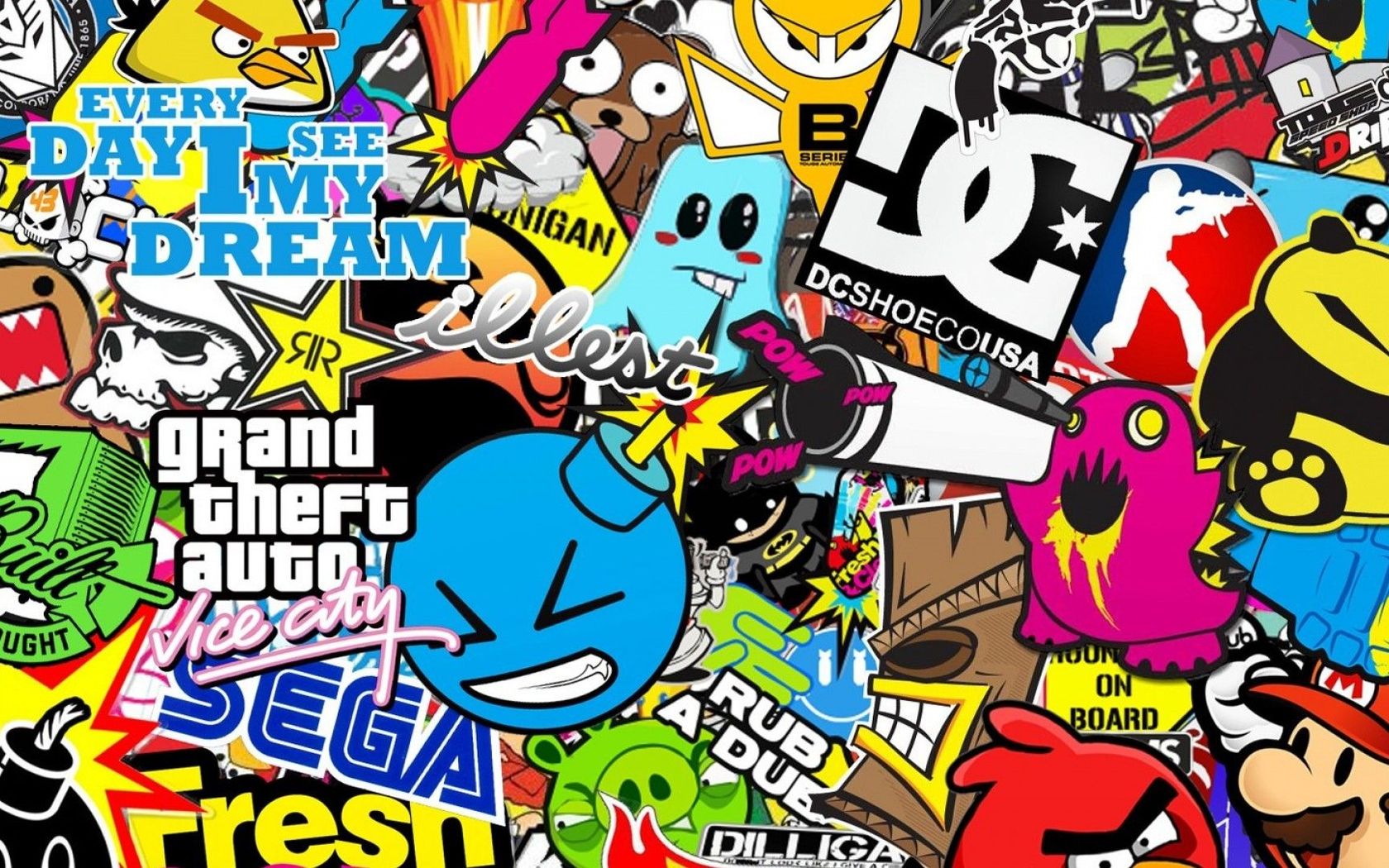 Sticker Wallpapers Hypebeast Stickers 1080p Wallpaper - Sticker Bomb , HD Wallpaper & Backgrounds