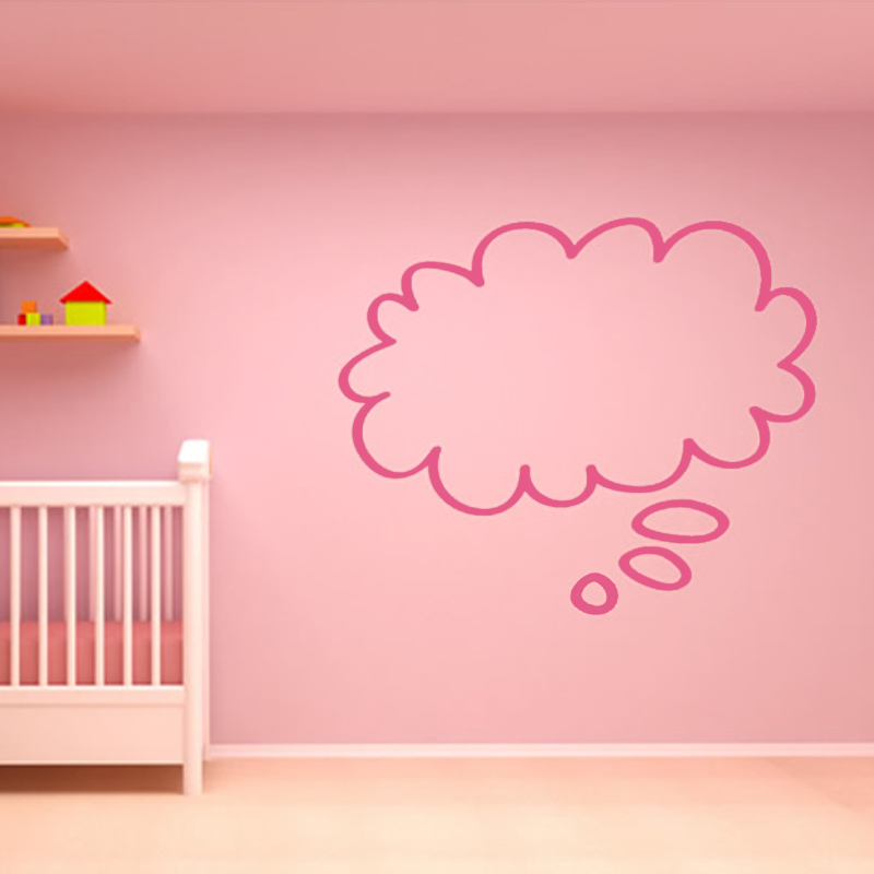 Cute Baby Room Decorative Speech Bubble Cloud Wall - Cute Wall , HD Wallpaper & Backgrounds