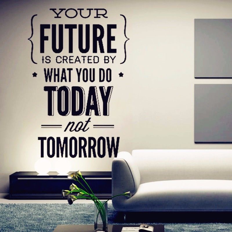 Wallpaper For Office Wall Wall Decals Details About - Work For Your Future Quotes , HD Wallpaper & Backgrounds