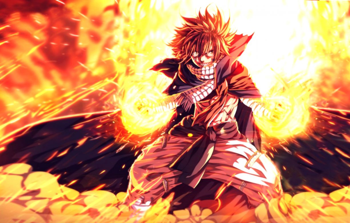 Wallpaper Slayer Dragon Fire Hero Anime Fairy Tail - Fairy Tail , HD Wallpaper & Backgrounds
