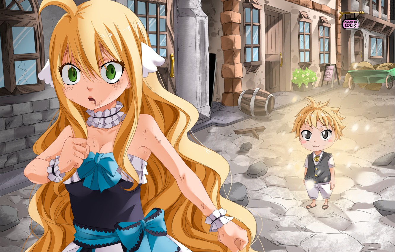 Photo Wallpaper Girl, The City, Boy, Fairy Tail, Fairy - August Dragneel , HD Wallpaper & Backgrounds