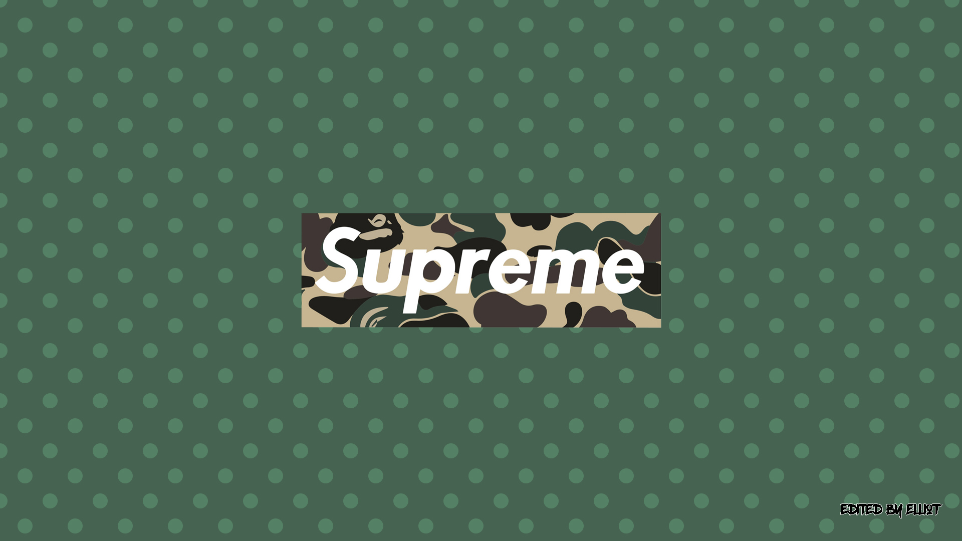 Supreme Bape Wallpaper 675585 - Polka Dot , HD Wallpaper & Backgrounds