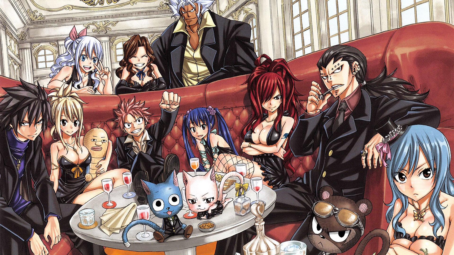 1920×1080 Free Desktop Downloads Fairy Tail Wallpaper - Fairy Tail Family , HD Wallpaper & Backgrounds