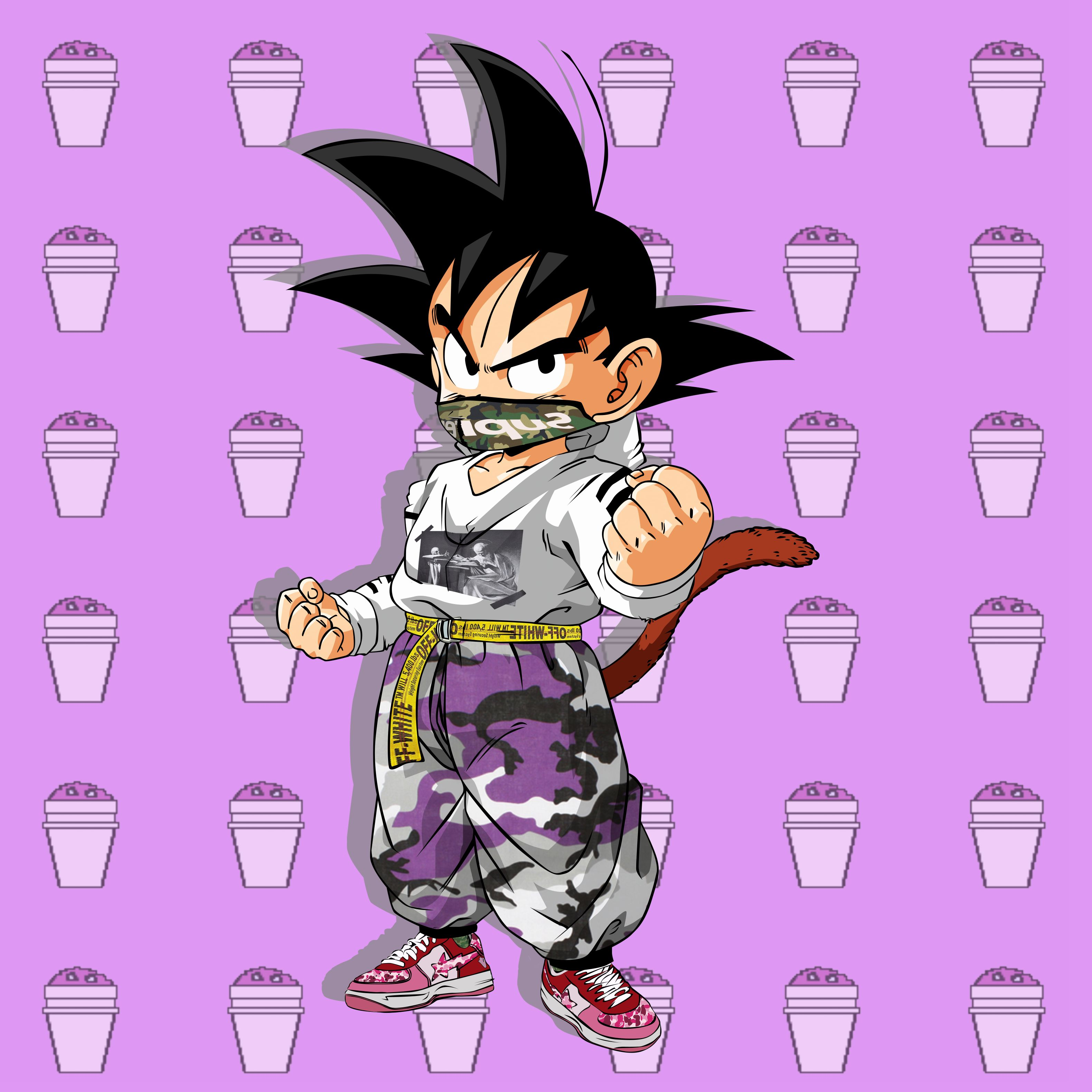 Supreme Bape Wallpaper - Dragon Ball Z Supreme , HD Wallpaper & Backgrounds