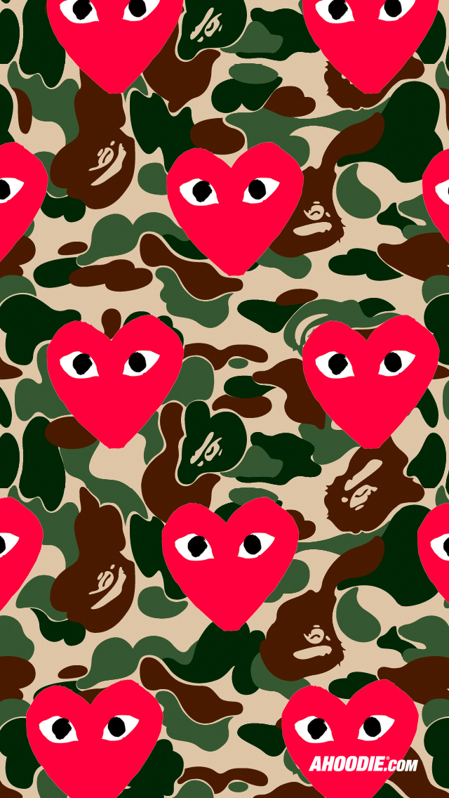 Bape X Comme Des Garcons , HD Wallpaper & Backgrounds