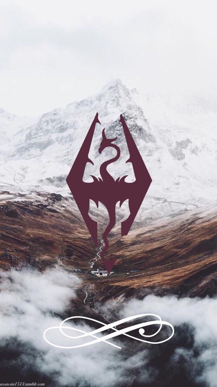 Skyrim Phone Wallpaper - Skyrim Phone , HD Wallpaper & Backgrounds