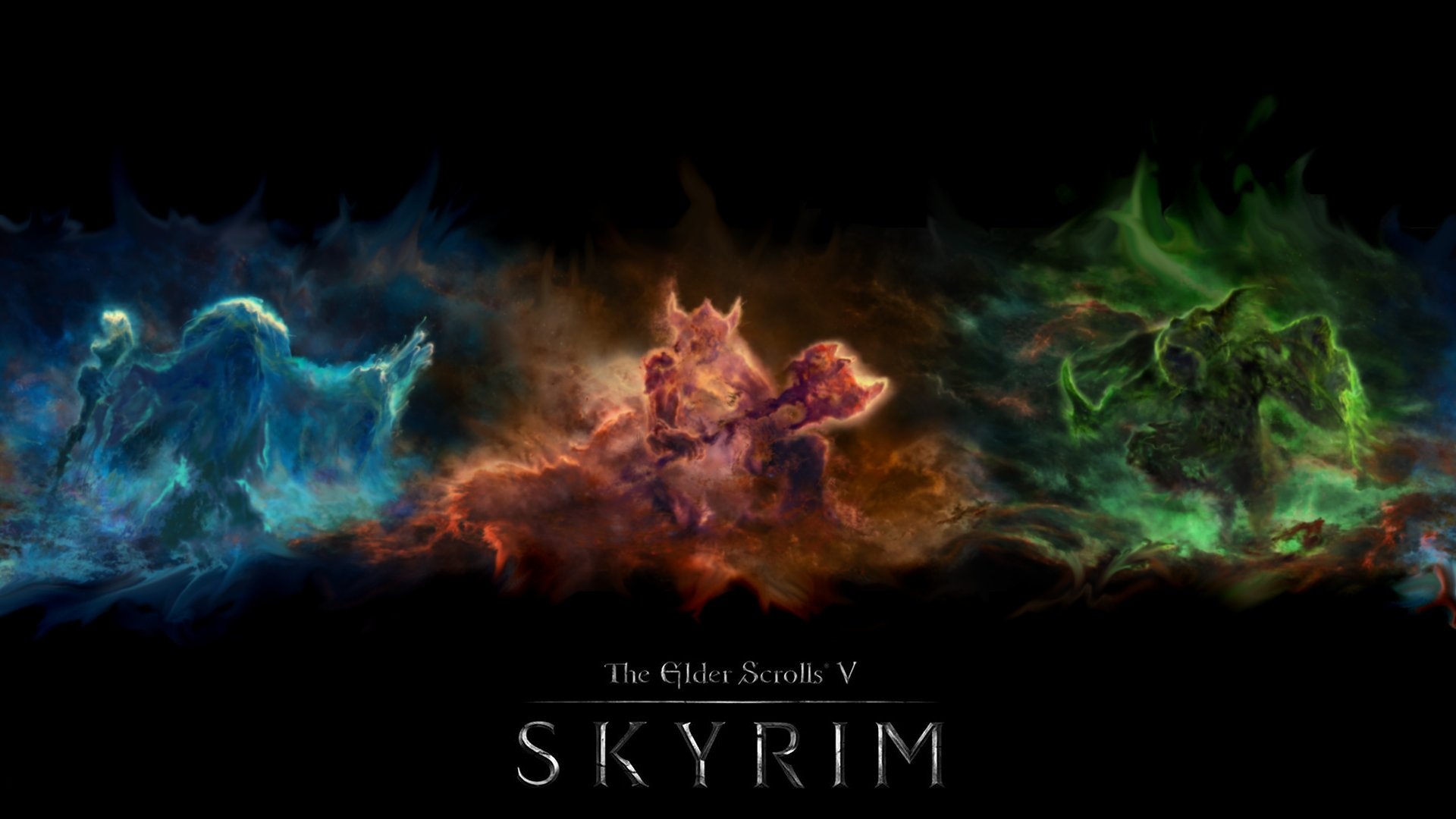 Skyrim Skills - Skyrim Mage Warrior Thief , HD Wallpaper & Backgrounds