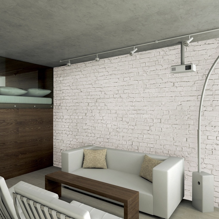 White Brick Accent Wall , HD Wallpaper & Backgrounds