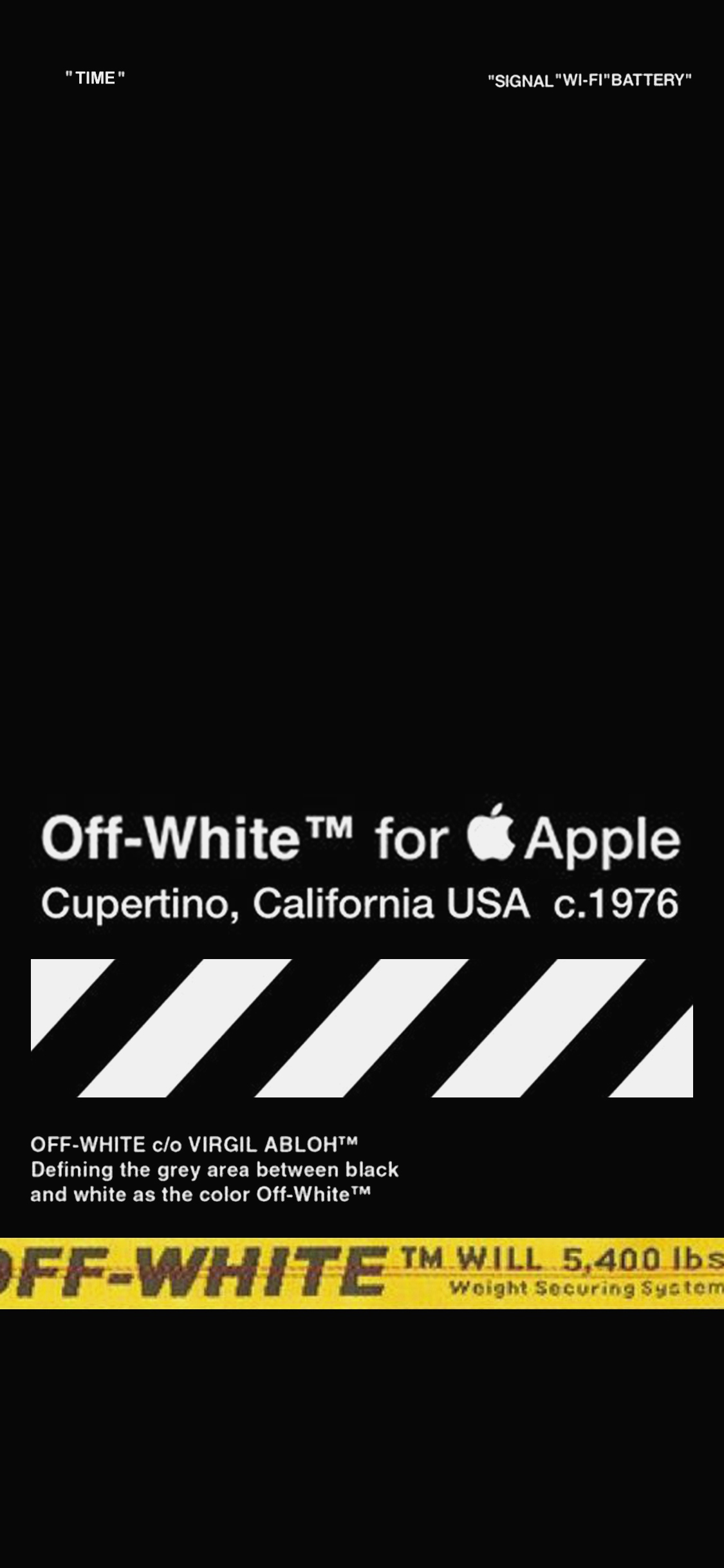 Off White Home Screen For Iphone X Hype Wallpaper White - Off White Wallpaper Iphone X , HD Wallpaper & Backgrounds