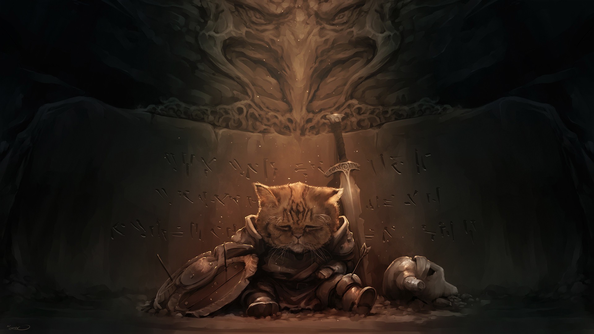 Cat, The Elder Scrolls V - Skyrim Cat , HD Wallpaper & Backgrounds