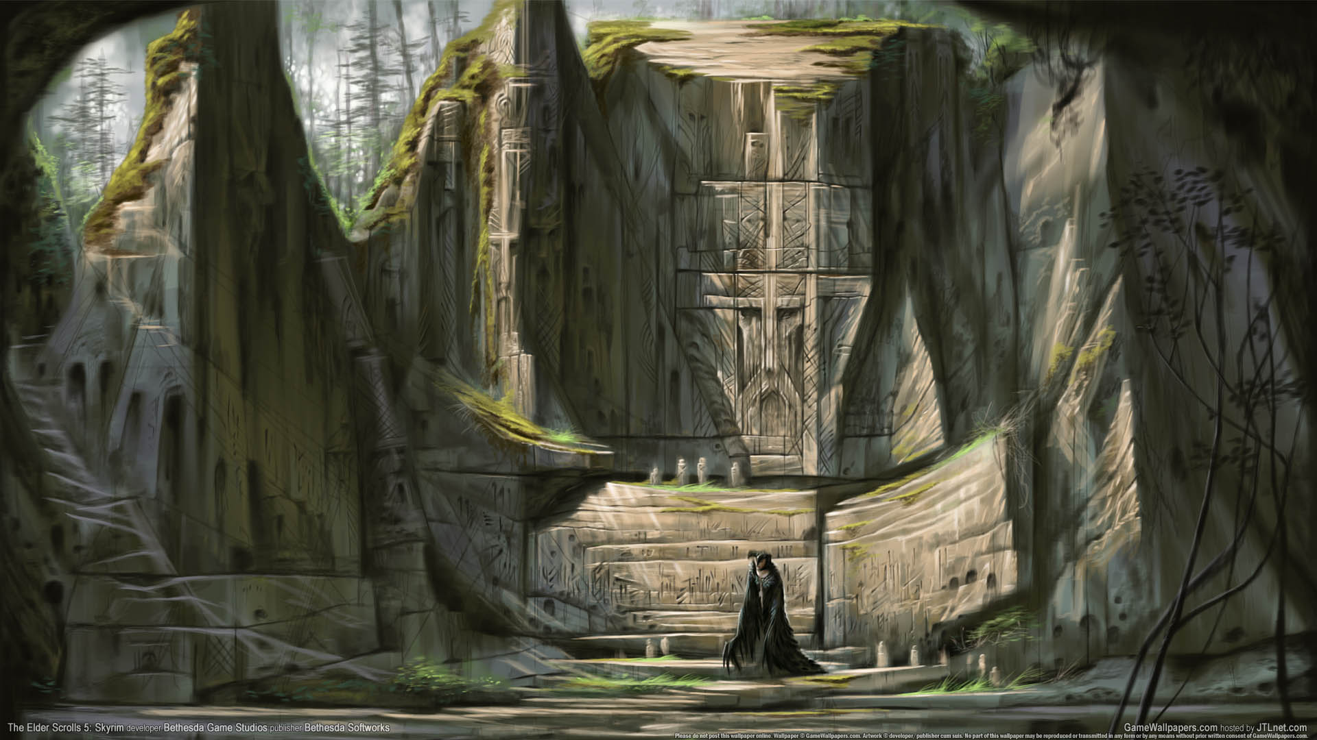 Bethesda Skyrim Concept Art , HD Wallpaper & Backgrounds