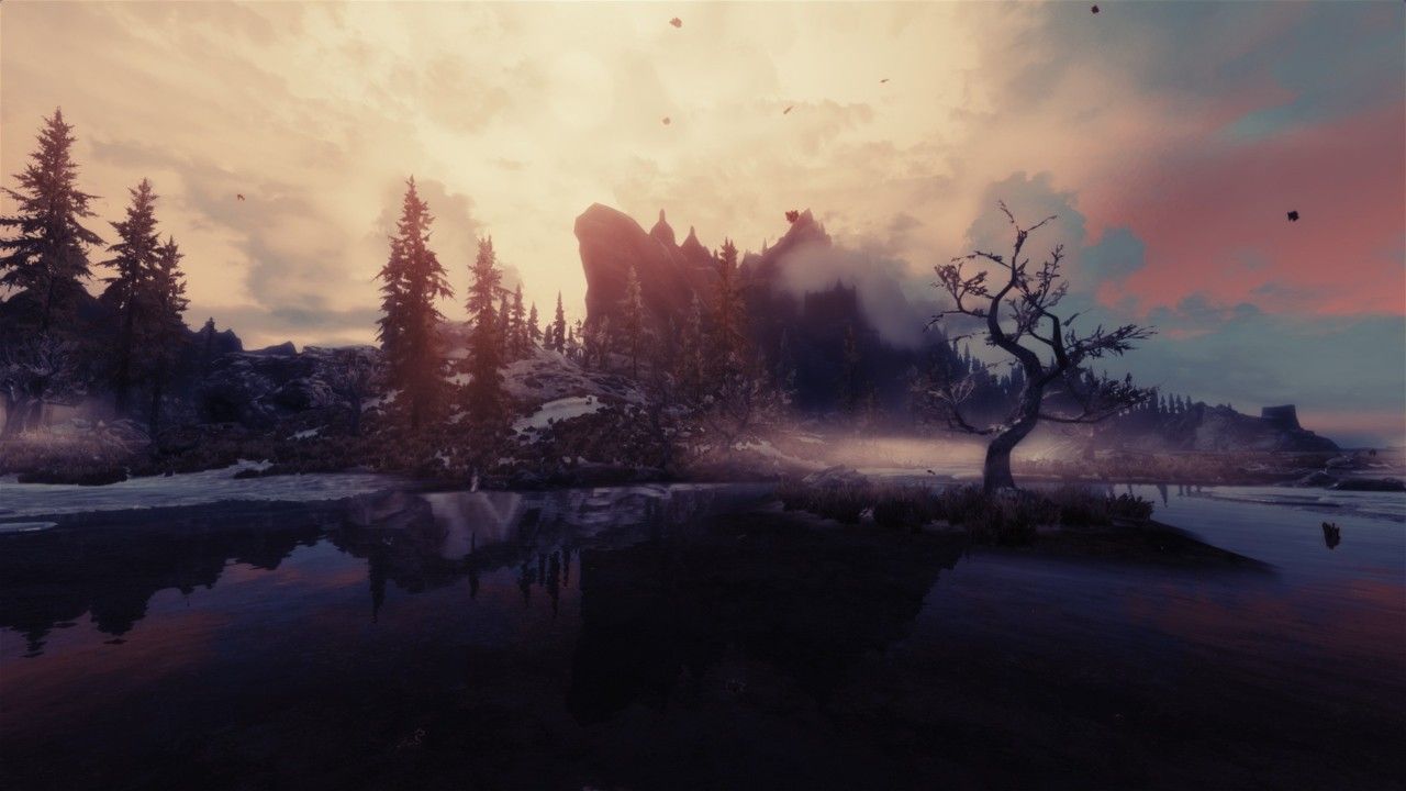 Skyrim Wallpaper - Skyrim Wallpaper Landscape , HD Wallpaper & Backgrounds