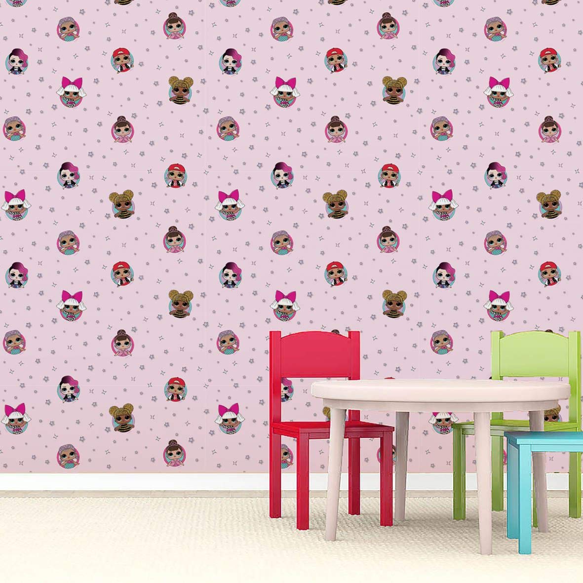 Debona Lol Surprise Dolls Children's Star Girls Bedroom - Lol Doll Wallpaper For Bedroom , HD Wallpaper & Backgrounds