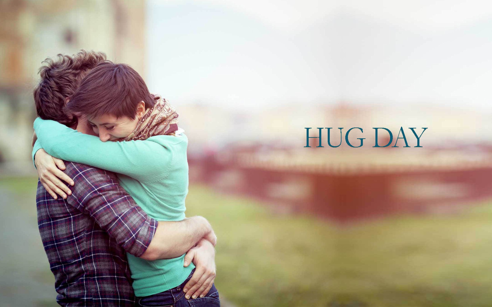 Good Morning Hug Couple , HD Wallpaper & Backgrounds
