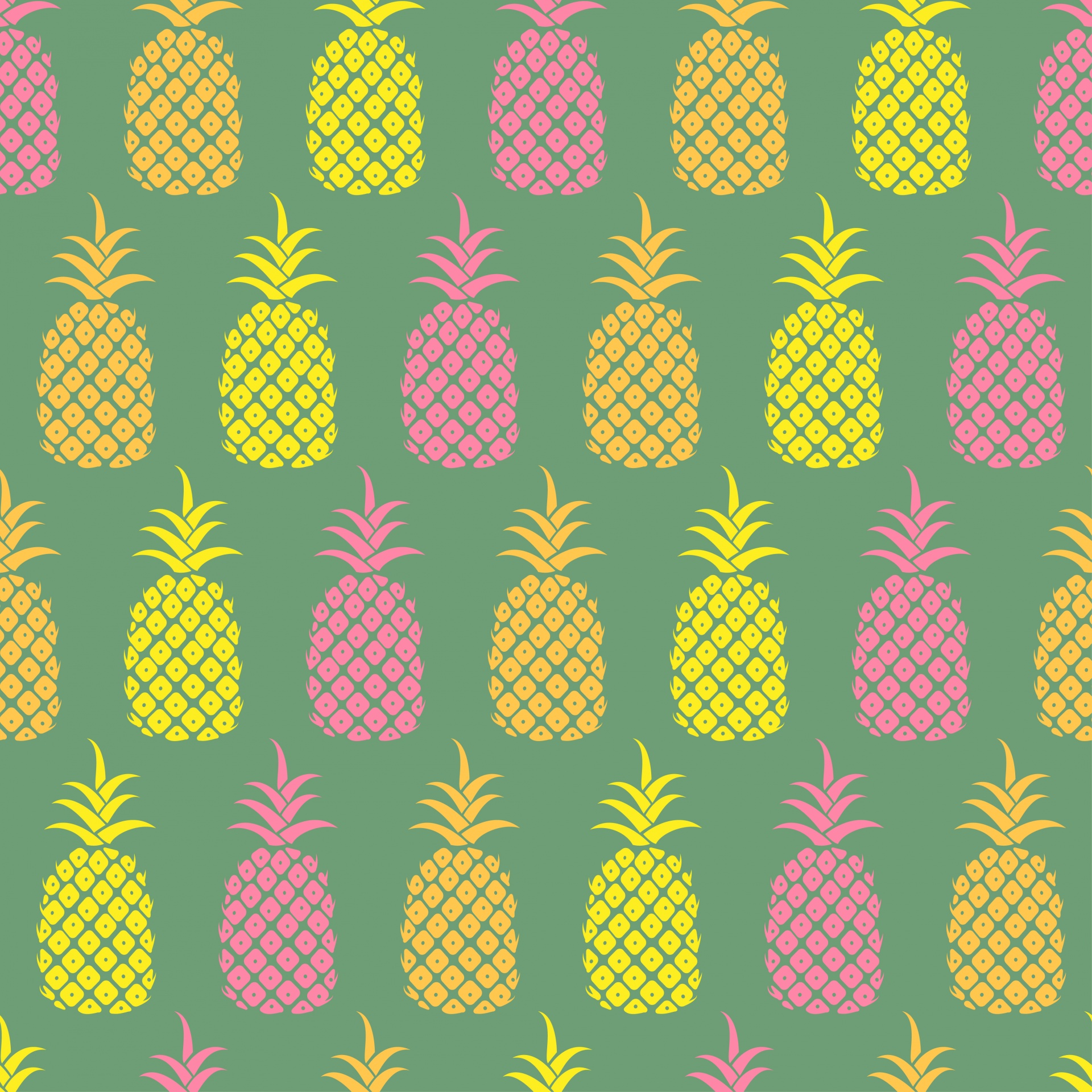 Pineapple Wallpaper Pattern Free Stock Photo - Pineapples Wallpaper Hd , HD Wallpaper & Backgrounds