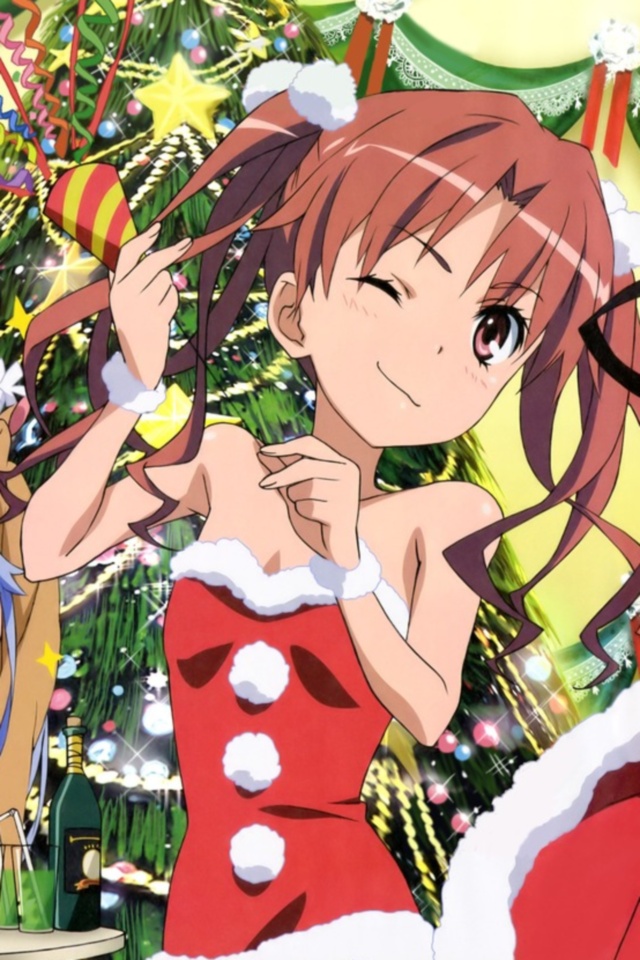 Christmas Anime Wallpaper Anime Go Launcher Theme 45034 Hd