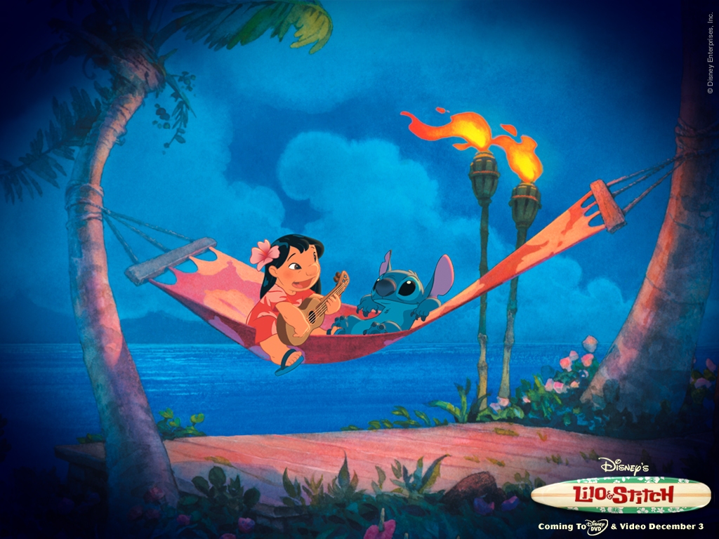 Lilo & Stitch Desktop Wallpaper Number 1 - Lilo And Stitch On The Beach , HD Wallpaper & Backgrounds