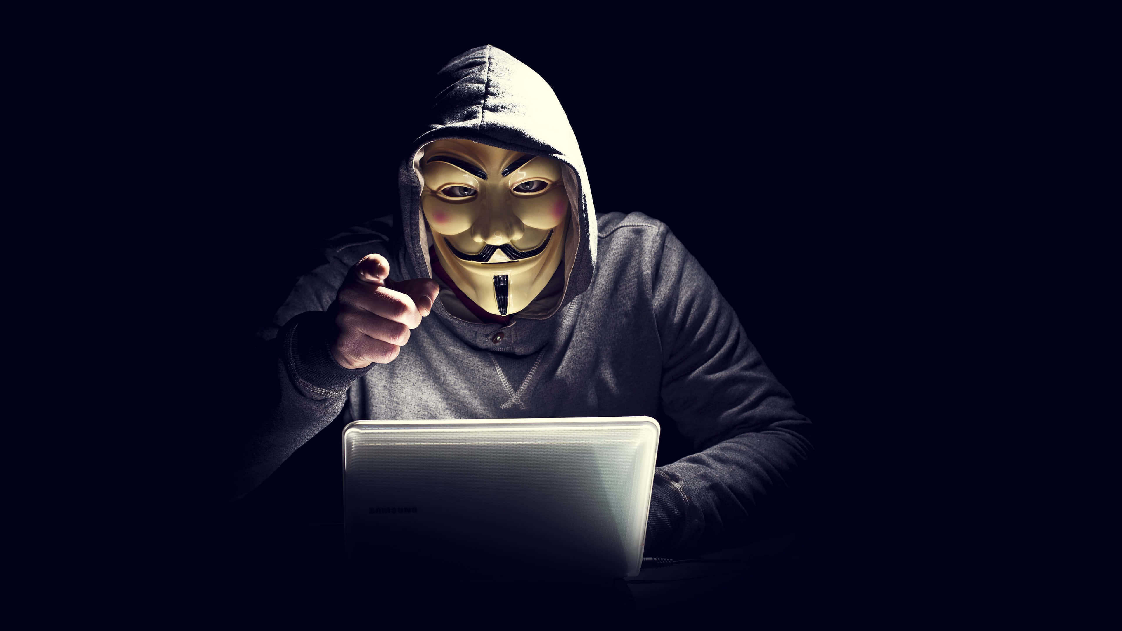 Anonymous Hacker Uhd 4k Wallpaper - Anonymous Hacker , HD Wallpaper & Backgrounds