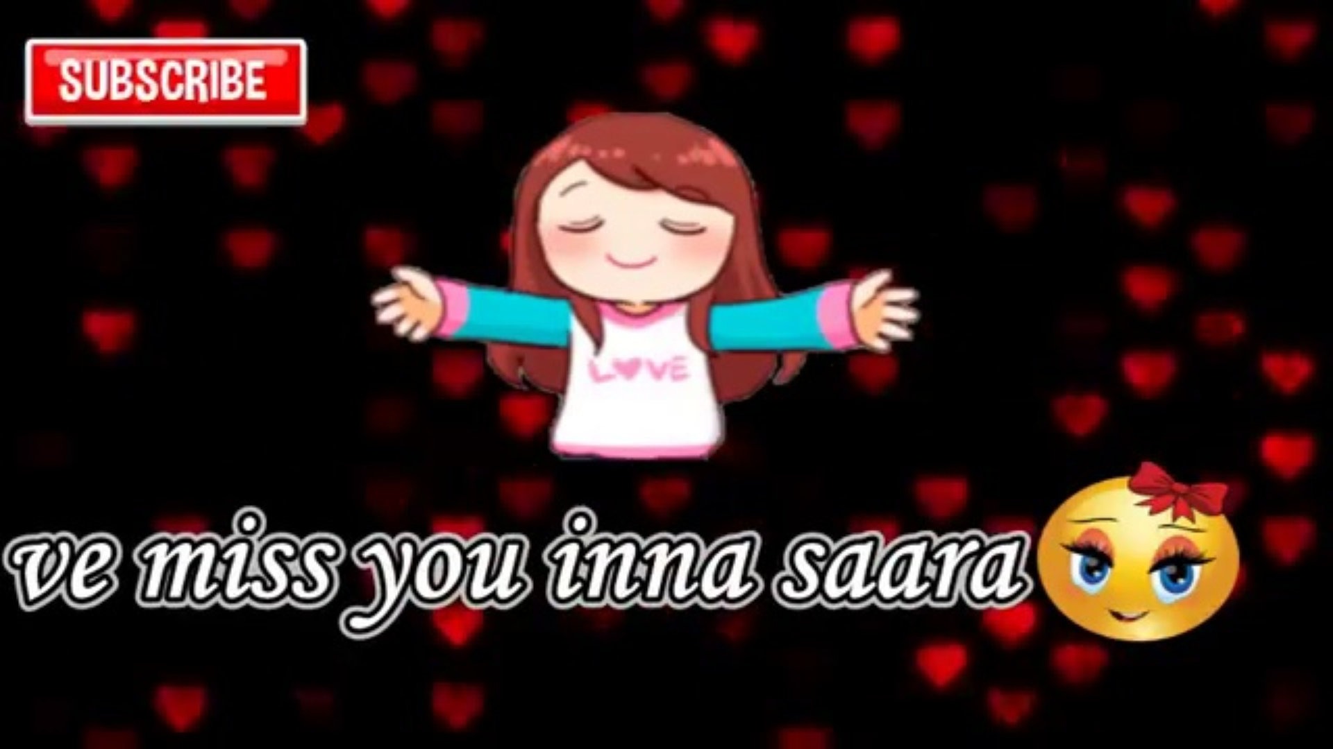 Miss U Animated Wallpaper - Miss U Inna Sara Song , HD Wallpaper & Backgrounds