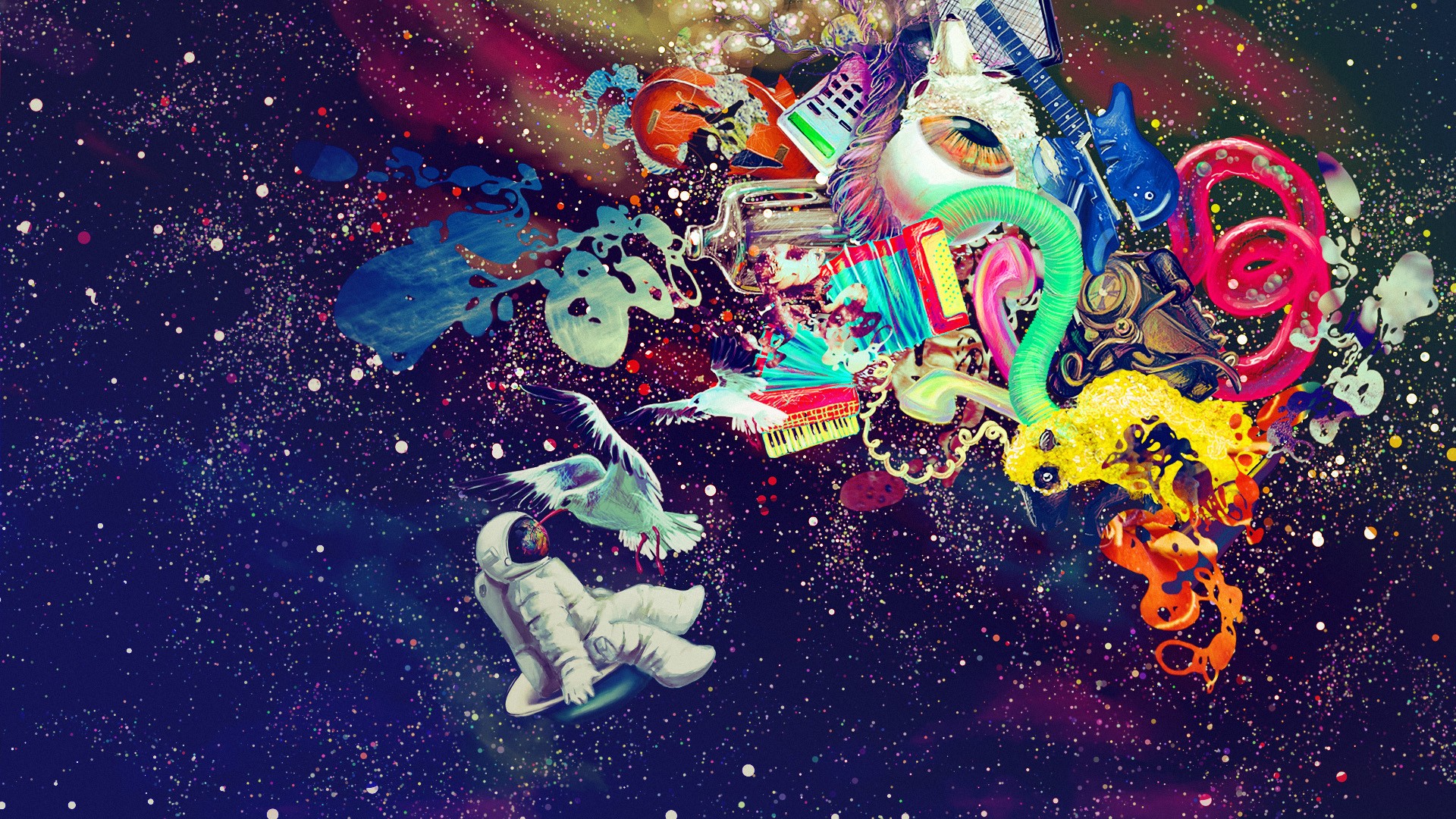 /lit/ - Literature - Psychedelic Space , HD Wallpaper & Backgrounds