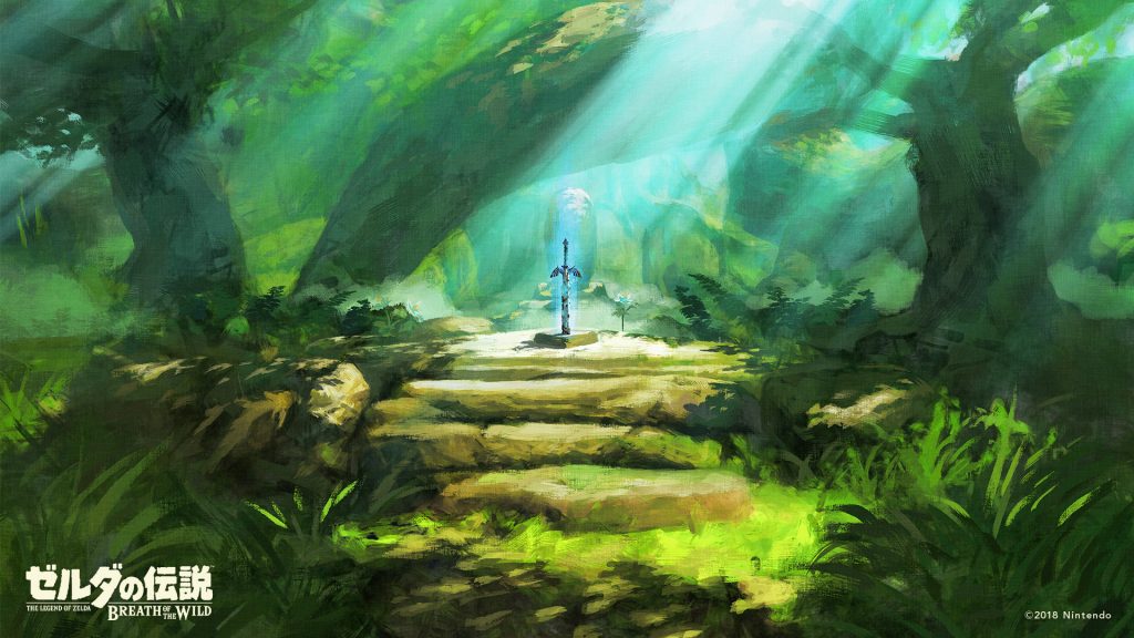 Decorate Your Devices With These Breath Of The Wild - Breath Of The Wild Master Sword , HD Wallpaper & Backgrounds