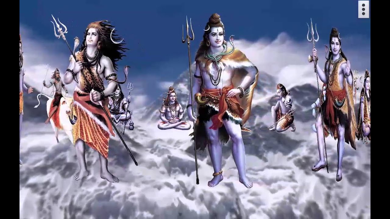 4d Shiv Mobile App, Live Wall Paper - Lord Shiva 4d , HD Wallpaper & Backgrounds