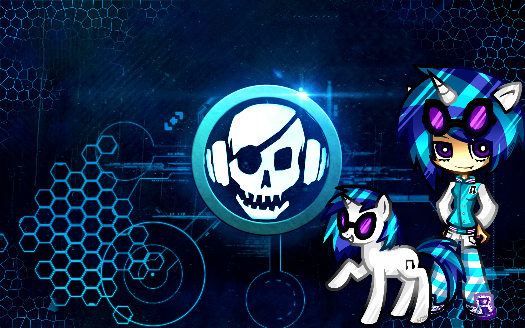 My Little Pony Hacker Wallpaper - My Little Pony Hacker , HD Wallpaper & Backgrounds