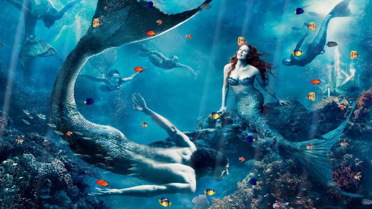 Beautiful Mermaids Animated Wallpaper Http - Annie Leibovitz Disney , HD Wallpaper & Backgrounds