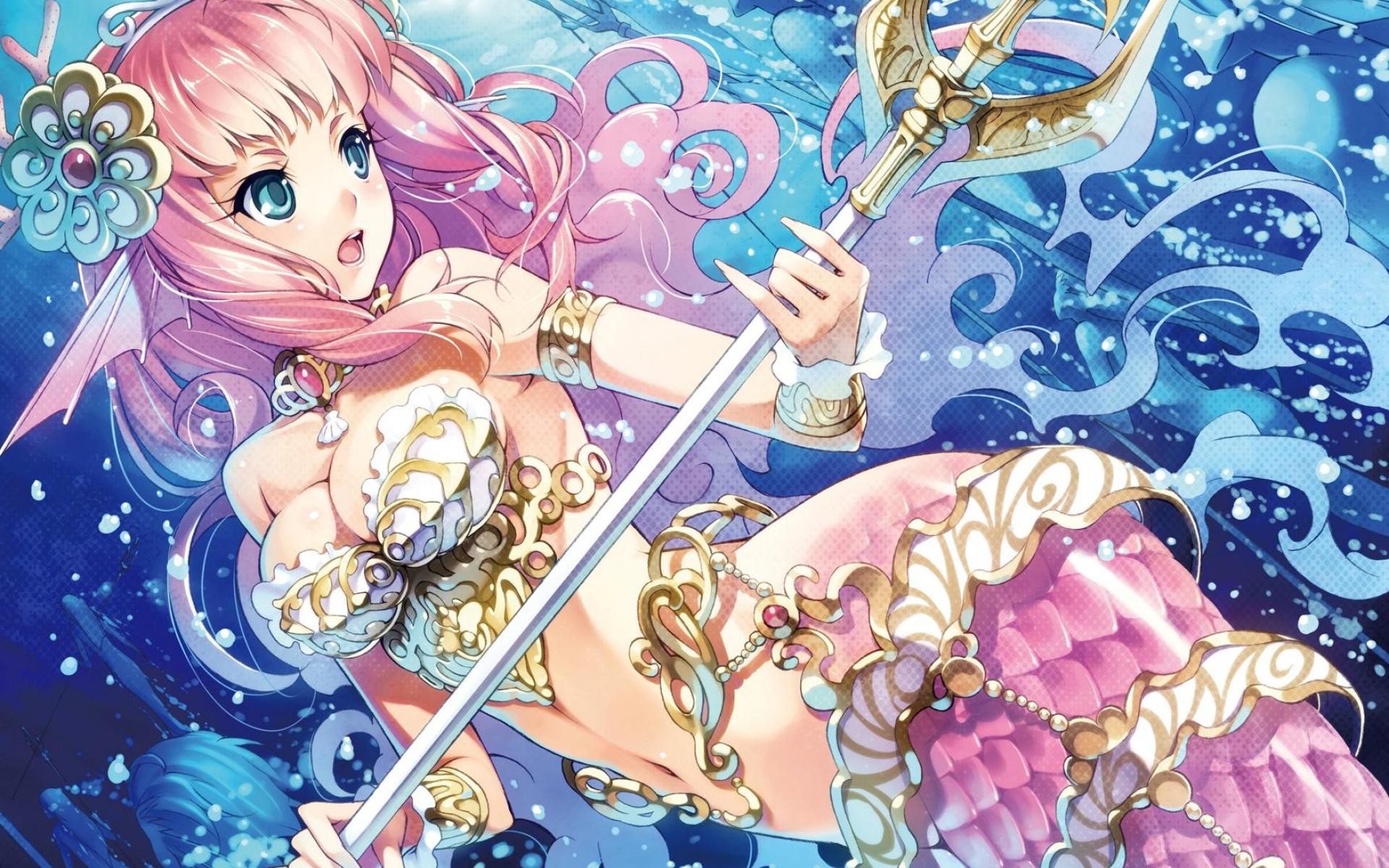 Mermaid Anime , HD Wallpaper & Backgrounds
