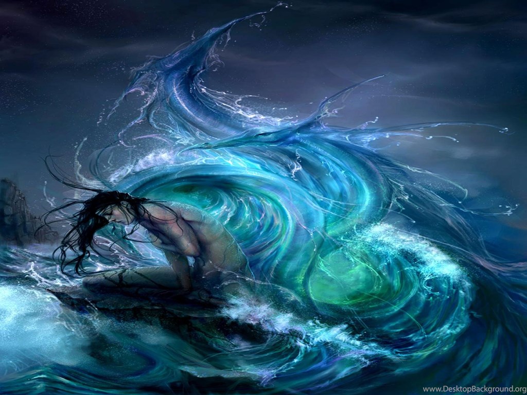 Water Serpent Fantasy , HD Wallpaper & Backgrounds