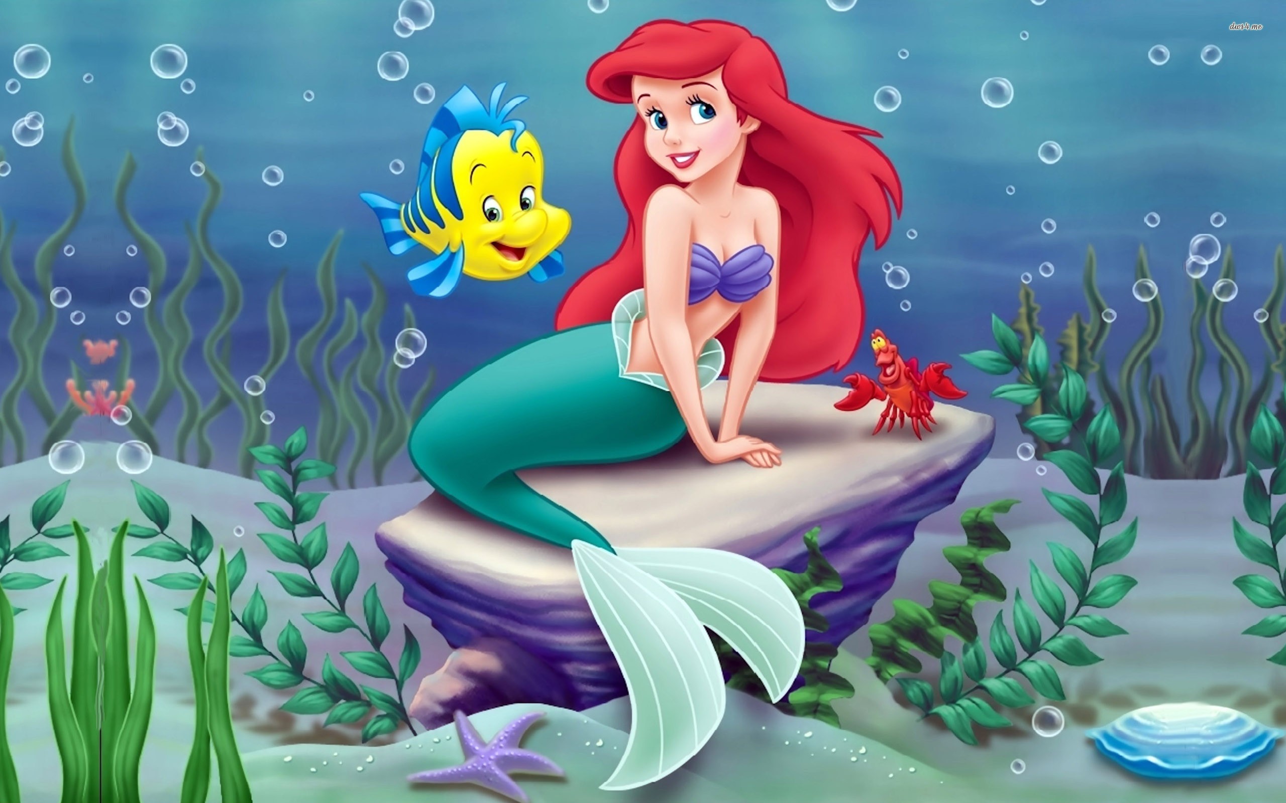 Little Mermaid Wallpaper - Little Mermaid High Resolution , HD Wallpaper & Backgrounds