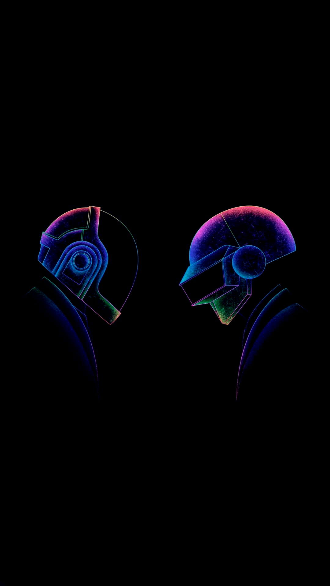 Amoled Wallpaper - Daft Punk Cover , HD Wallpaper & Backgrounds