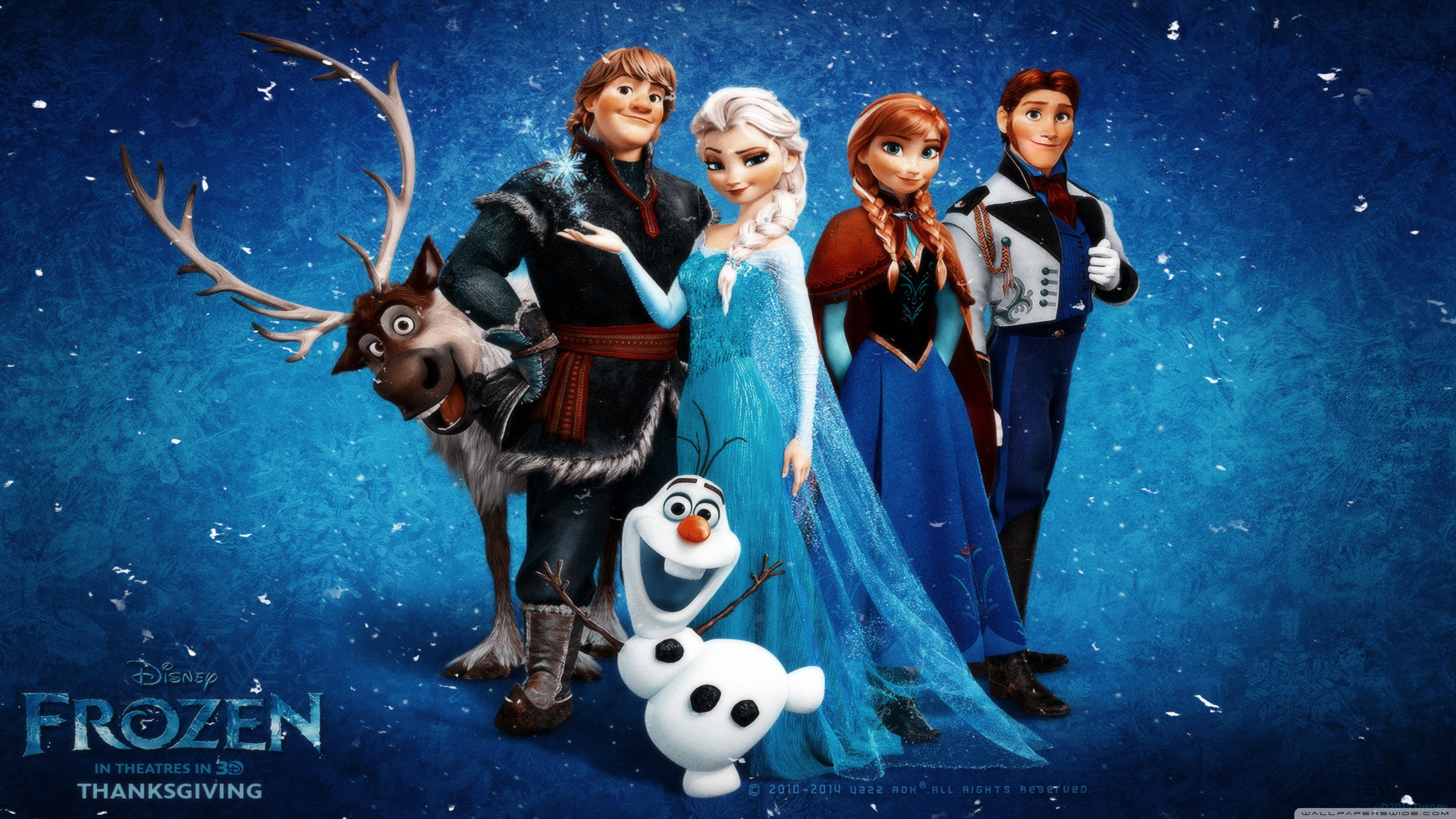 Uhd - Frozen Cartoon , HD Wallpaper & Backgrounds