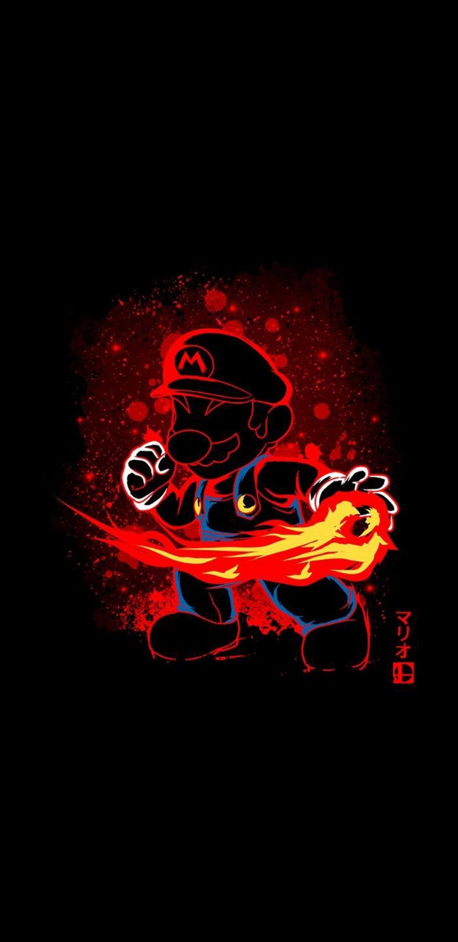 Pin By Steven Gaffud On Amoled Wallpapers - Amoled Wallpaper Super Mario , HD Wallpaper & Backgrounds