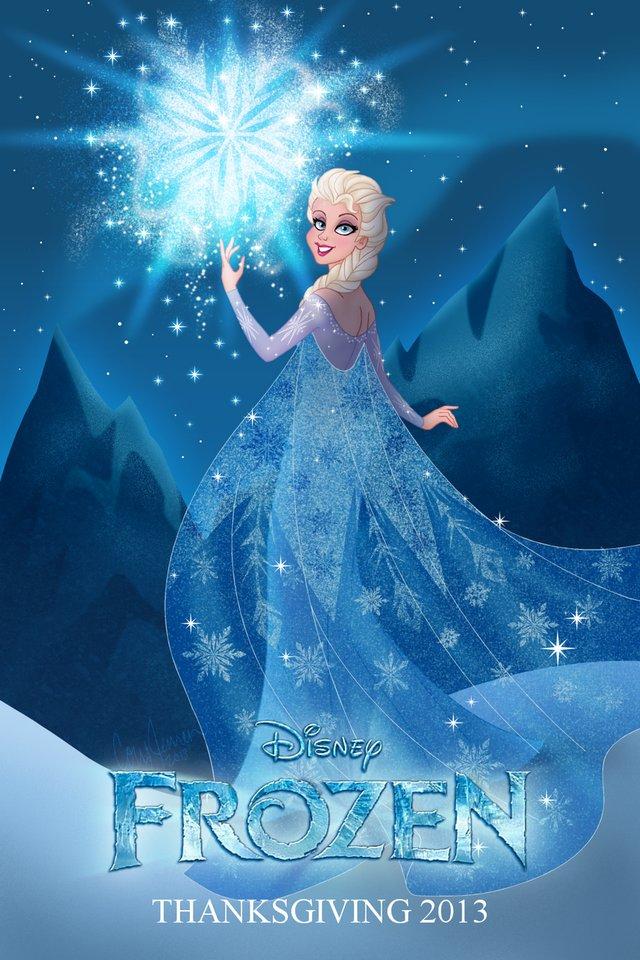 Download Wallpaper - Elsa Frozen In Hd , HD Wallpaper & Backgrounds