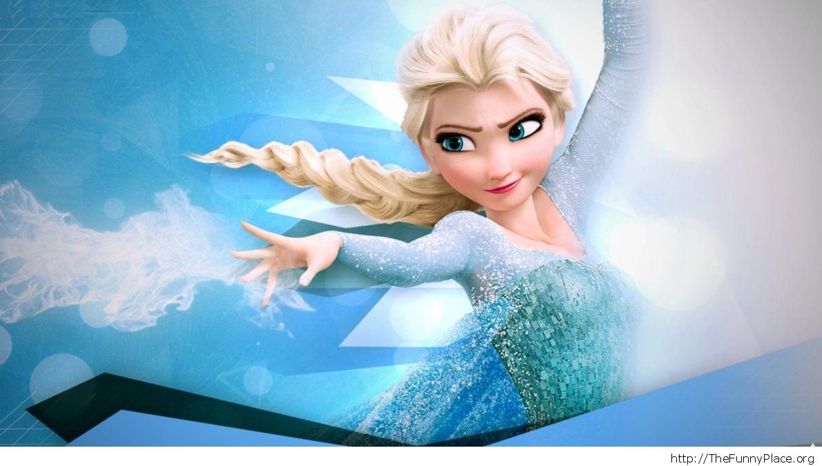 Elsa Frozen Wallpaper - Elsa Cartoon Character , HD Wallpaper & Backgrounds