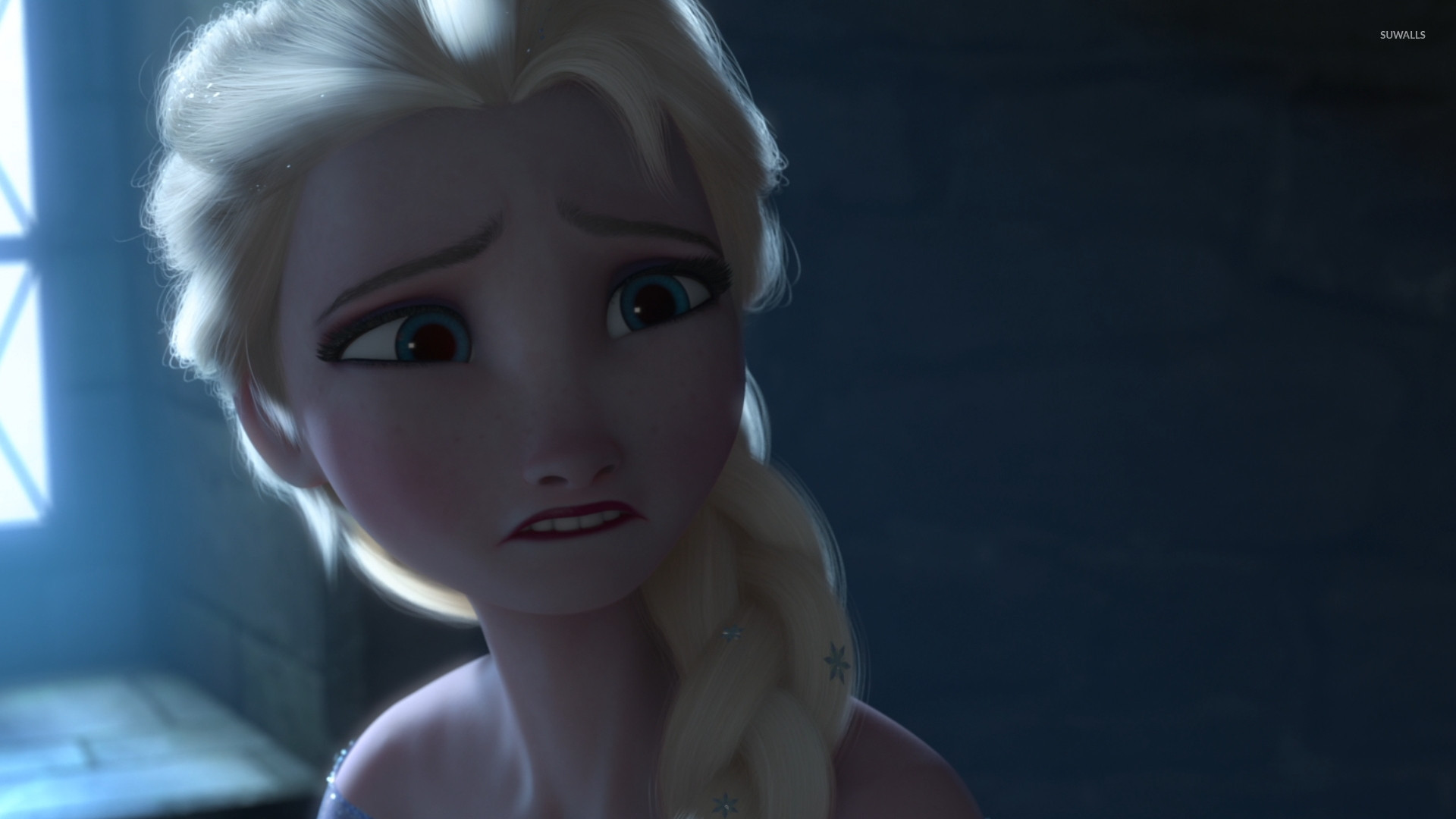 Frozen [9] Wallpaper - เจ้า หญิง ดิสนีย์ ร้องไห้ , HD Wallpaper & Backgrounds